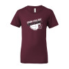 Thumbnail image for  Bella + Canvas Youth Maroon Jersey T Shirt