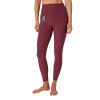 Thumbnail image for  Beyond Yoga Womens Garnet Red Heather High Waisted Midi Legging 