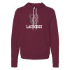 Thumbnail image for  Bella + Canvas Maroon Fleece Hood