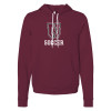 Thumbnail image for  Bella + Canvas Maroon Fleece Hood