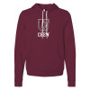Thumbnail image for  Bella + Canvas Maroon Fleece Hood