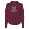 Thumbnail image for  Bella + Canvas Maroon Fleece Hood