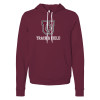 Thumbnail image for  Bella + Canvas Maroon Fleece Hood