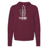 Thumbnail image for  Bella + Canvas Maroon Fleece Hood