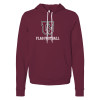 Thumbnail image for  Bella + Canvas Maroon Fleece Hood