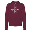 Thumbnail image for  Bella + Canvas Maroon Fleece Hood