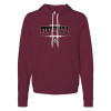 Thumbnail image for  Bella + Canvas Maroon Fleece Hood