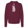 Thumbnail image for  Bella + Canvas Maroon Fleece Hood