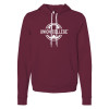 Thumbnail image for  Bella + Canvas Maroon Fleece Hood