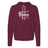 Thumbnail image for  Bella + Canvas Maroon Fleece Hood
