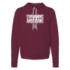 Thumbnail image for  Bella + Canvas Maroon Fleece Hood
