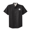 Thumbnail image for  Black Twill Button Down Short Sleeve