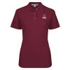 Thumbnail image for  Womens Silk Touch Maroon Pique Polo