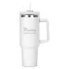 Thumbnail image for  Hippo White Mug & Straw Lid with Twist Closure 40 oz
