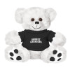 Thumbnail image for  Plush Big Paw 8 1/2 inch White Bear w/Black Shirt