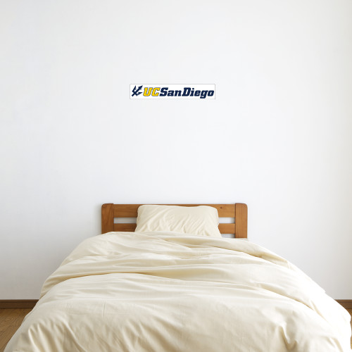  6 in x 1 ft Fan WallSkinz - UC San Diego Primary Mark