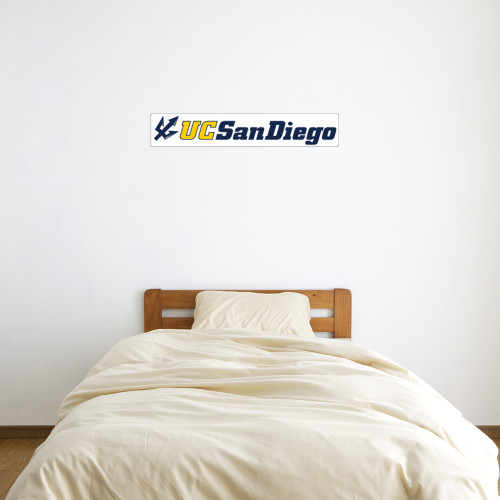  1 ft x 3 ft Fan WallSkinz - UC San Diego Primary Mark