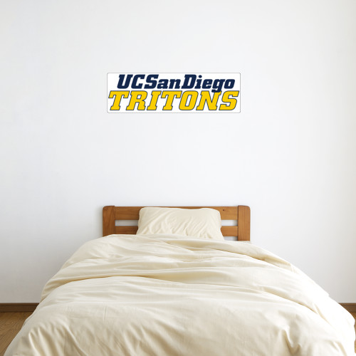  1 ft x 3 ft Fan WallSkinz - UC San Diego Tritons Mark