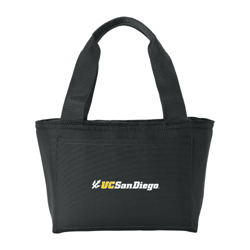  Insulated Black Lunch Tote - UC San Diego Primary Mark