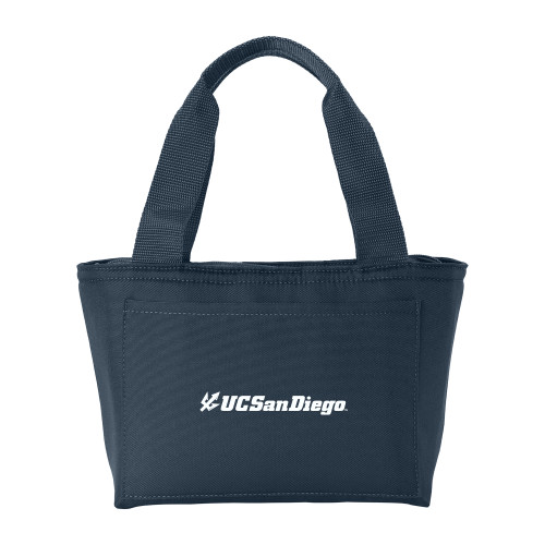  Insulated Navy Lunch Tote - UC San Diego Primary Mark