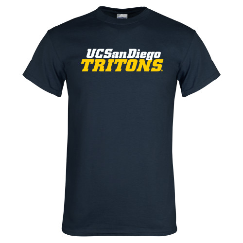  Navy T Shirt - UC San Diego Tritons Mark