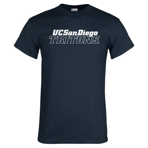  Navy T Shirt - UC San Diego Tritons Mark