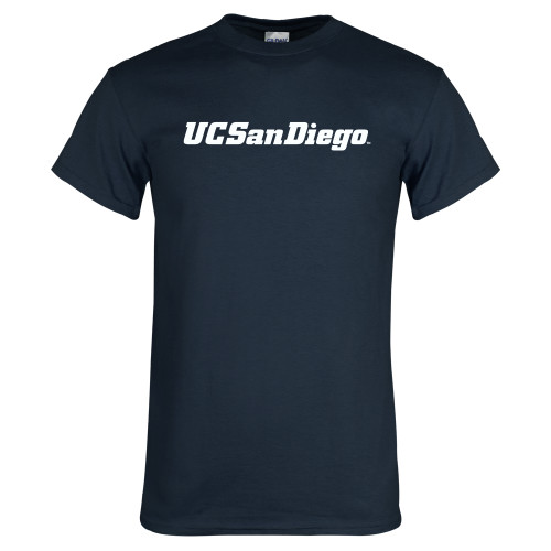  Navy T Shirt - UC San Diego Wordmark