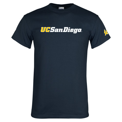  Navy T Shirt - UC San Diego Wordmark