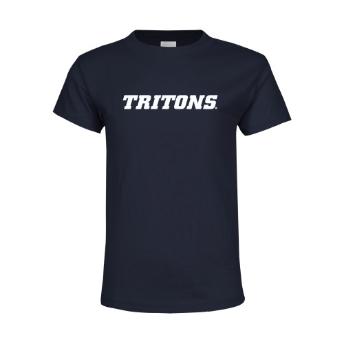  Youth Navy T Shirt - Tritons Wordmark