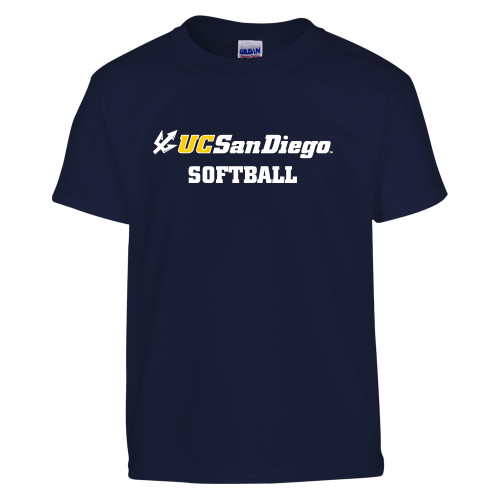  Youth Navy T Shirt - Softball
