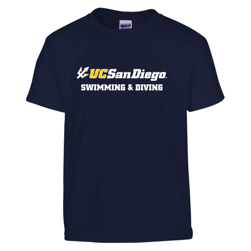  Youth Navy T Shirt - Swimming and Diving