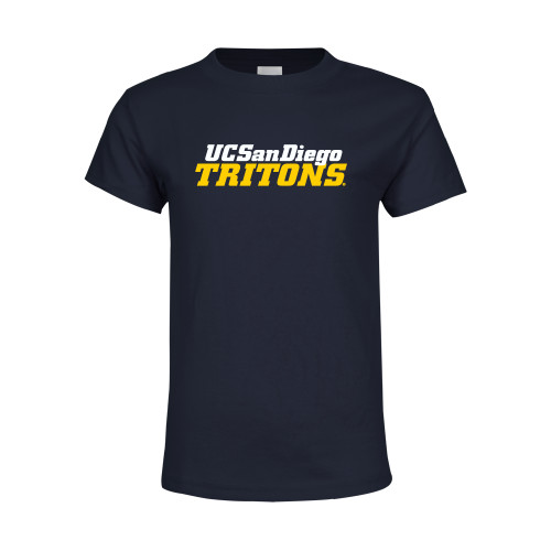  Youth Navy T Shirt - UC San Diego Tritons Mark