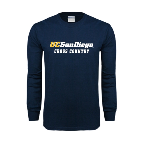  Navy Long Sleeve T-Shirt - Cross Country