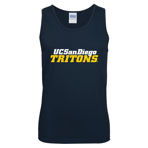  Navy Tank Top - UC San Diego Tritons Mark