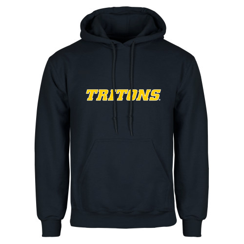  Navy Fleece Hoodie - Tritons Wordmark