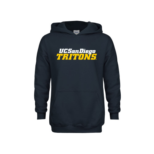  Youth Navy Fleece Hoodie - UC San Diego Tritons Mark