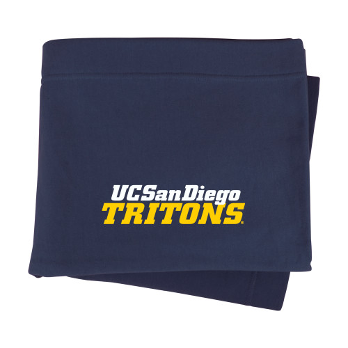  Navy Sweatshirt Blanket - UC San Diego Tritons Mark