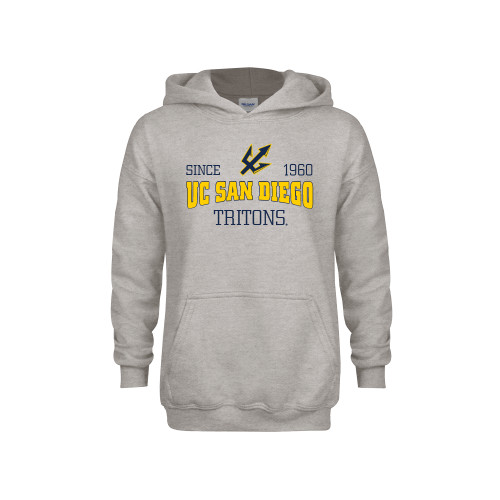  Youth Grey Fleece Hood - Established Date