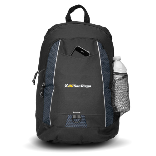  Black Impulse Backpack - UC San Diego Primary Mark