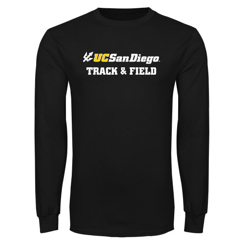  Black Long Sleeve T Shirt - Track and Field