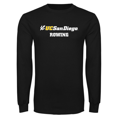  Black Long Sleeve T Shirt - Rowing