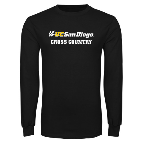  Black Long Sleeve T Shirt - Cross Country