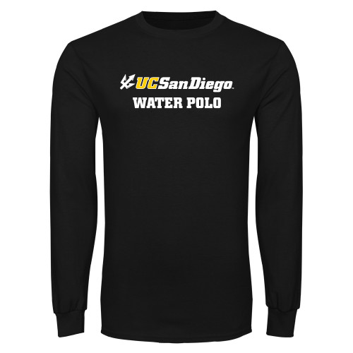 Black Long Sleeve T Shirt - Waterpolo