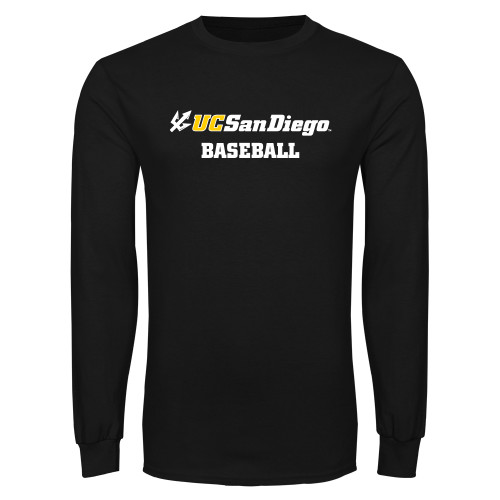  Black Long Sleeve T Shirt - Baseball