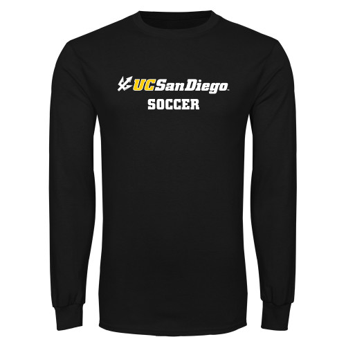  Black Long Sleeve T Shirt - Soccer