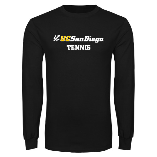  Black Long Sleeve T Shirt - Tennis