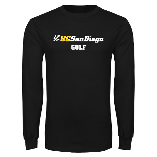  Black Long Sleeve T Shirt - Golf