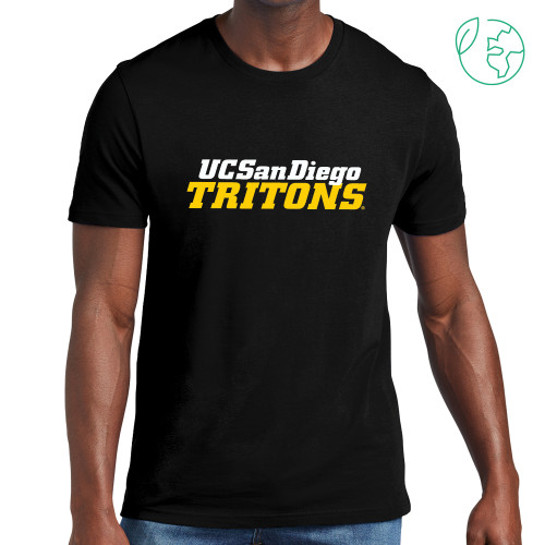  Allmade Black Organic Cotton Tee - UC San Diego Tritons Mark