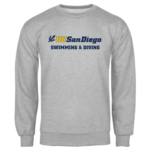  Grey Fleece Crew - Swimming and Diving
