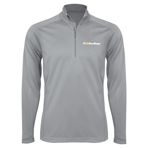  Syntrel Platinum Interlock 1/4 Zip - UC San Diego Primary Mark